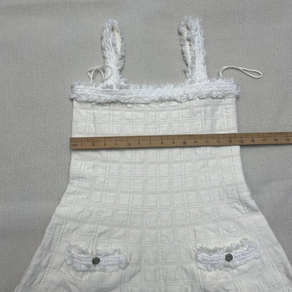 Chanel Classic Check Knit Strapless Dress - Picture 8 of 11